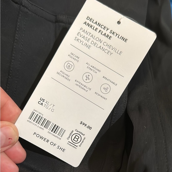 Athleta Delancey Skyline Ankle Flare Pant // Black - Picture 7 of 9